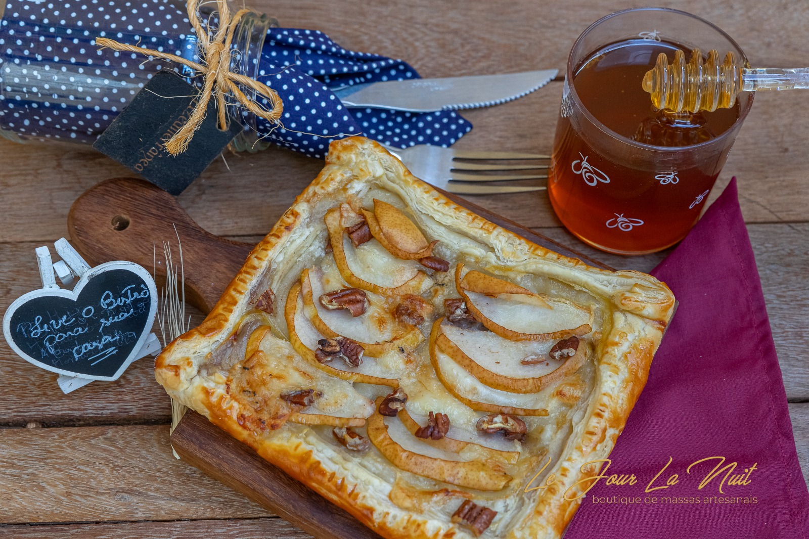 Tarte de Pera com Queijo Azul Bleu D'Auvergne - Imagem 3